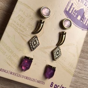 8 Piece Earrings Set